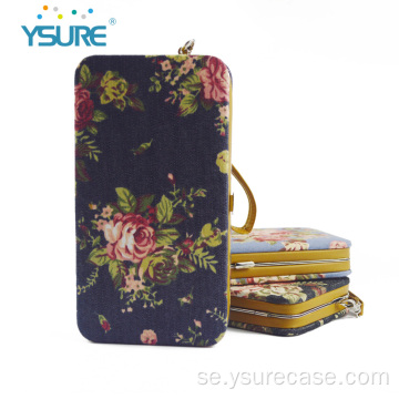 Partihandel Fashion Print Patchwork Ladies Card Holder Wallet